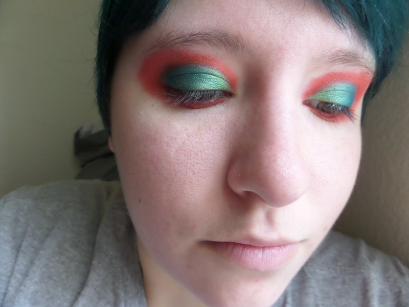 Illustration for article titled Quetzal Inspired Makeup Tutorial!